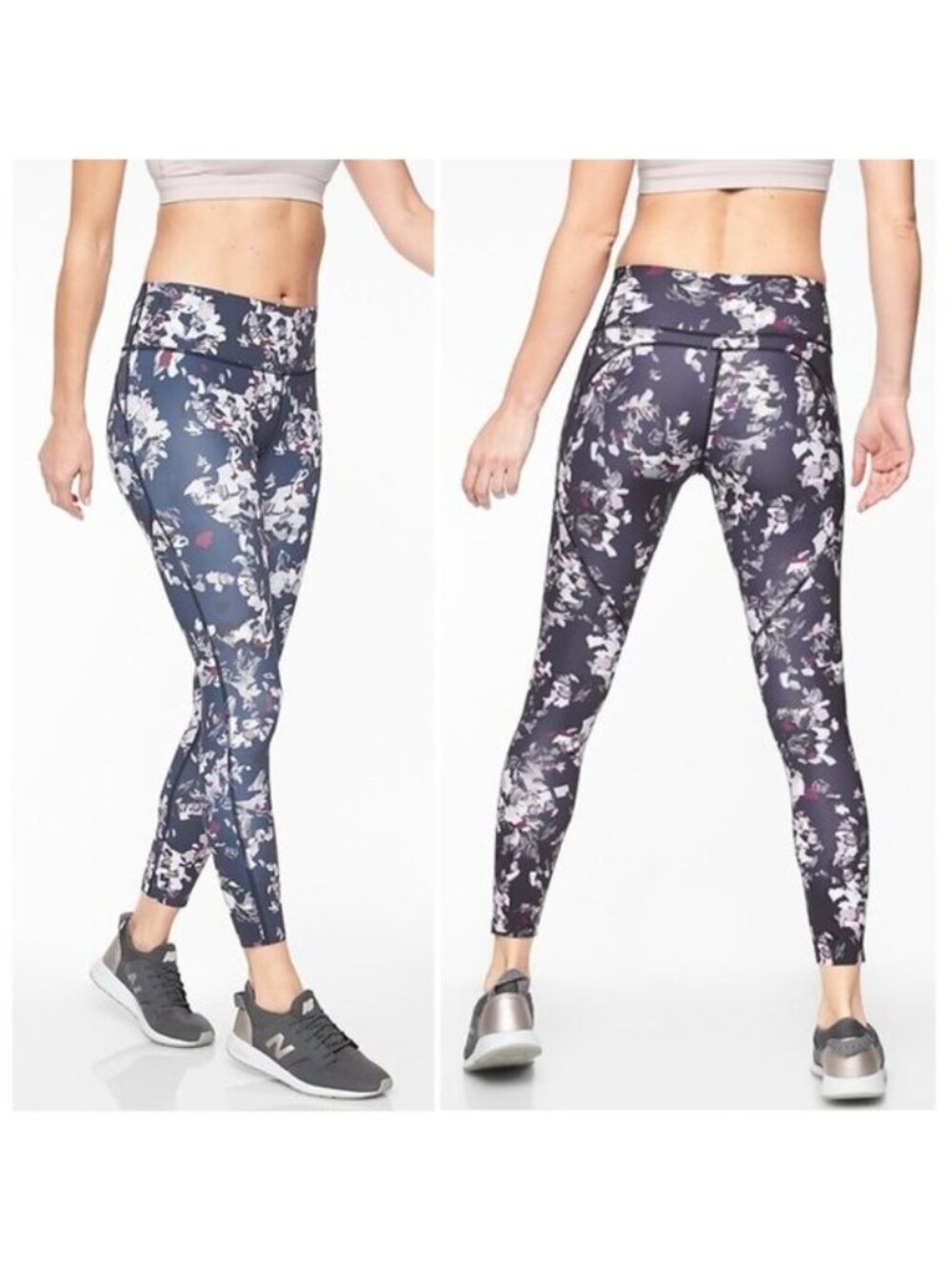 Athleta Challenge Bloom 7/8 Tight in Midnight Madness - Size XS